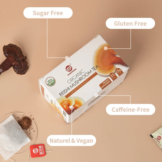 Reishi mushroom tea