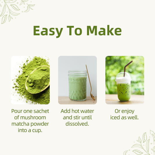 matcha mushroom powder