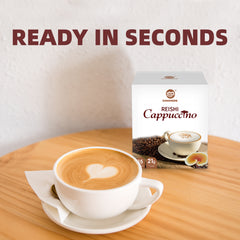 Mushroom Coffee Alternative Cappuccino Mix with Reishi Mushroom Extract(Pack of 3)