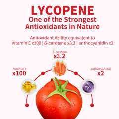 Lycopene Supplement with Reishi Mushroom 300Mg 180 Rapid Release Capsules (Pack of 3)