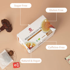 GANOHERB Reishi Mushroom Tea (25 Count)