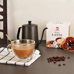 Reishi Mushroom Latte Coffee and Reishi Spore Oil