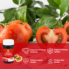 Reishi Lycopene 300Mg 60 Vegan Capsules (Non-GMO & Gluten Free)