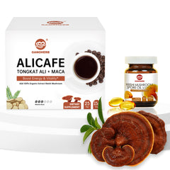 Maca Energy Coffee and Reishi Mushroom Spore Oil