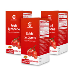 Lycopene Supplement with Reishi Mushroom 300Mg 180 Rapid Release Capsules (Pack of 3)