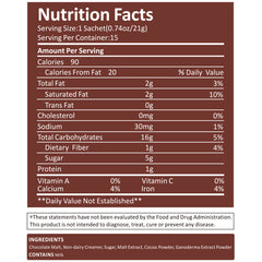 Mushroom Hot Chocolate Hot Cacao Mix with Reishi Mushroom (Pack of 3)