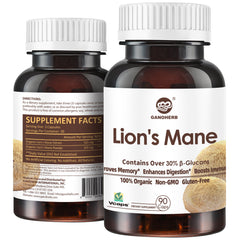 Lions Mane Supplement Capsules 