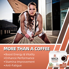 Maca Energy Coffee for Men, 1 box (25 Packets)