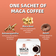 Maca Energy Coffee for Men, 1 box (25 Packets)