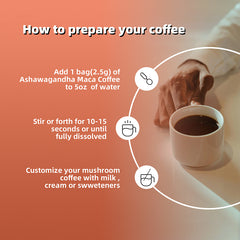 Maca Energy Coffee for Men, 1 box (25 Packets)