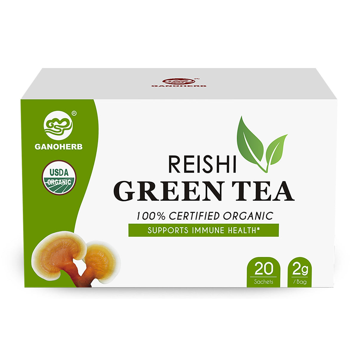 Green Tea With Reishi Mushroom